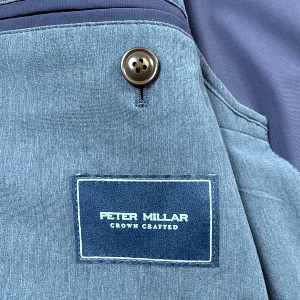 NEW Peter Millar Mens XL Navy Bingham Crown Crafted Performance Stretch Blazer